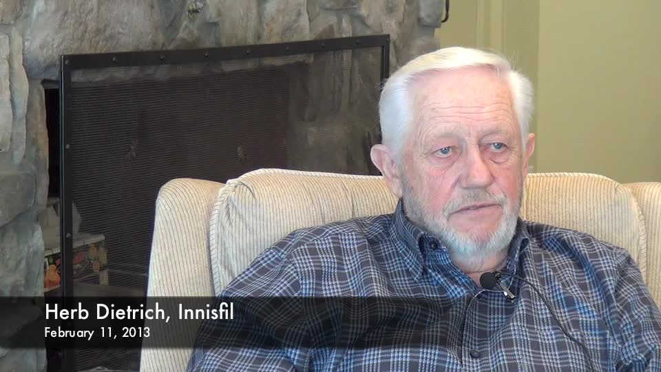 Herb Dietrich interview screen capture