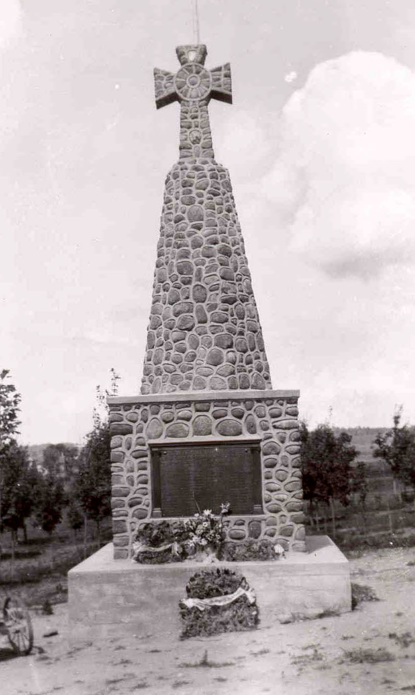 stone cairn cenotaph