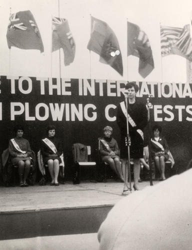 Margaret Cowan Queen of the Furrow 1967 International Plowing Match