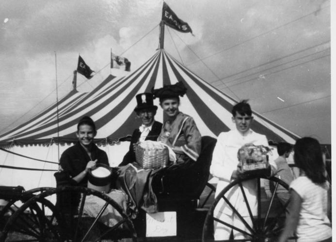 Saunter Family 1967 horse and buggy plowing match