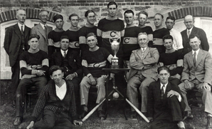Photo of the Churchill Softball Team - 1930 Simcoe County Champions